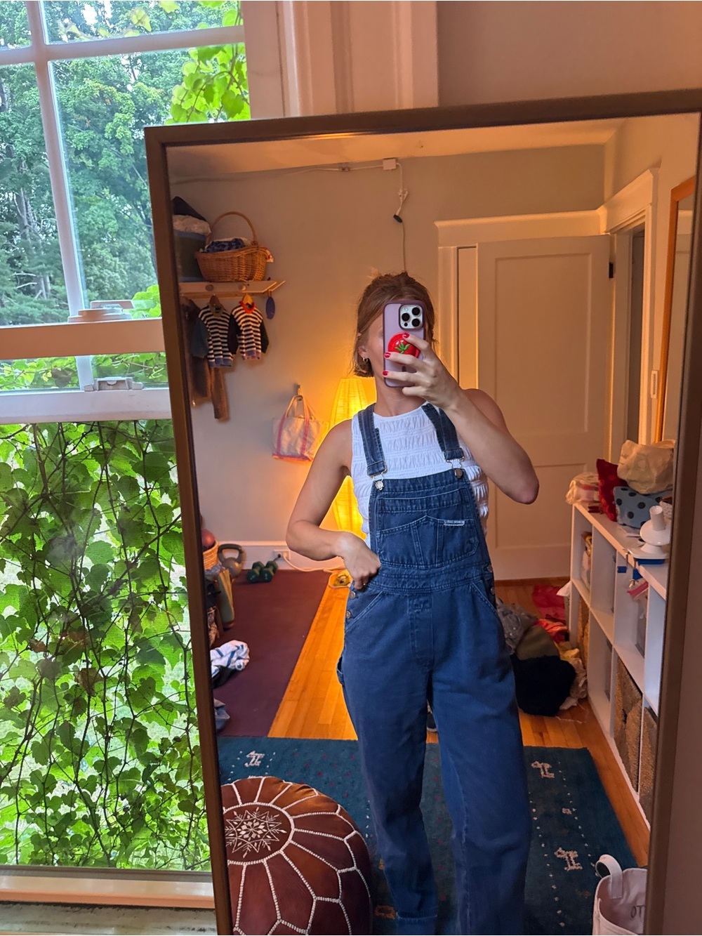 London London vintage Casual Dark Blue Denim Overalls - Relaxed Jumpsuit